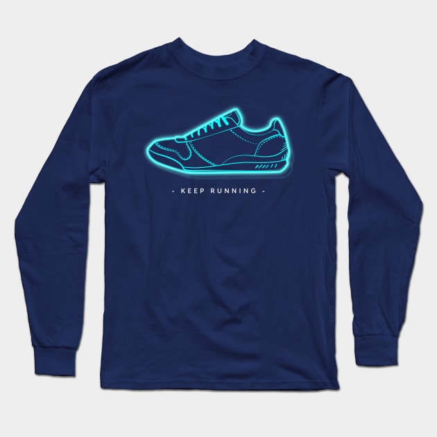 Keep Running Long Sleeve T-Shirt by timothytimmy